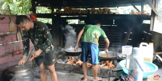 Anggota TNI di Perbatasan, Makan Ayam-Ikan Sudah Mewah Banget Menu 'Bintang Lima'