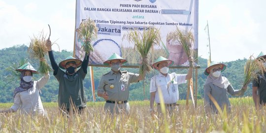 Panen Raya Food Station, Anies Ingin Kolaborasi Jakarta dengan Daerah Ditingkatkan