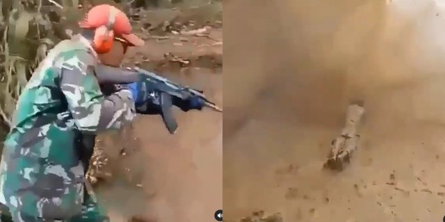 Momen Menegangkan TNI Latihan di Medan Tempur, Nyawa jadi Taruhan, Ini Videonya