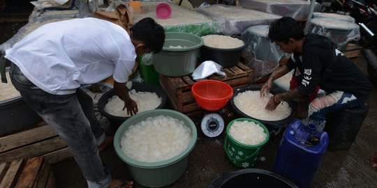 Geliat Penjualan Kolang-kaling di Tengah Ramadan