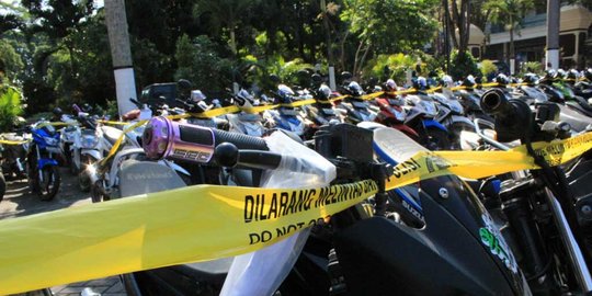 73 Motor dan 3 Pasangan Mesum Terjaring Razia 'Asmara Subuh' di Tanjung Balai