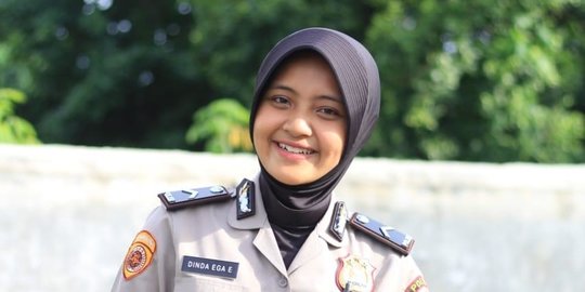 Dinda Ega, Polwan dari Banten Tak Hanya Jago Tangkap Penjahat Tapi Juga Mengaji