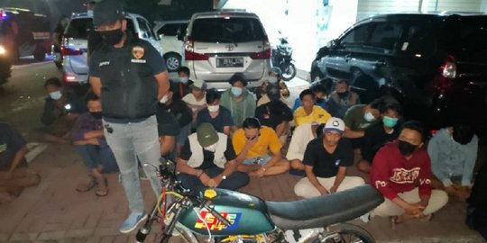 40 Remaja Pebalap Liar Ditangkap di Kembangan Jakbar, 32 Motor Disita Polisi