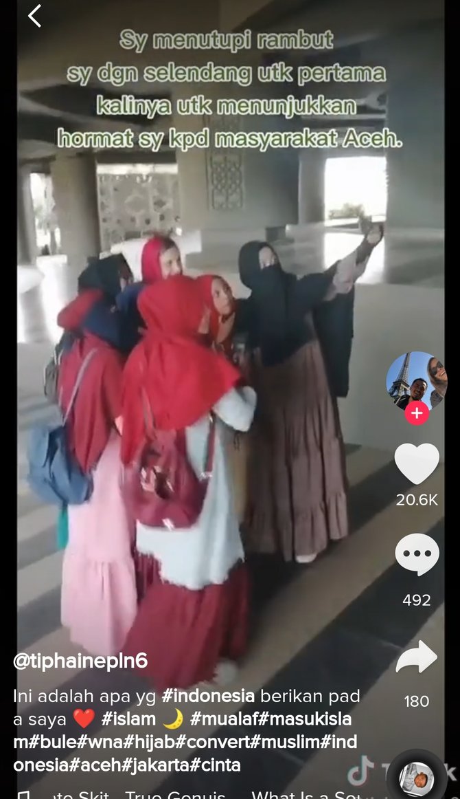 viral cerita wanita perancis jadi mualaf dan nikahi pria aceh