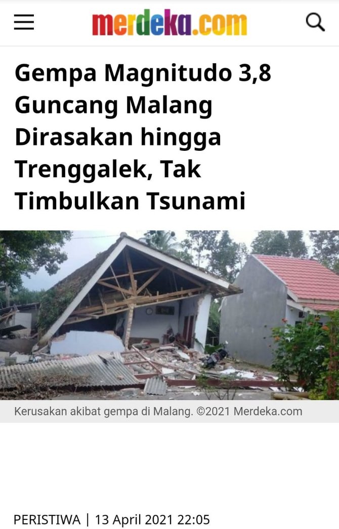 hoaks foto kondisi kota malang diterjang tsunami