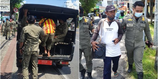 Satpol PP Denpasar Banyak Dapati Korban PHK Dampak Covid-19 Mengemis