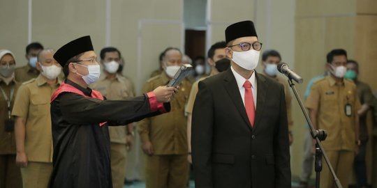 Jelang Habis Masa Jabatan, Airin Lantik Sekda Tangerang Selatan