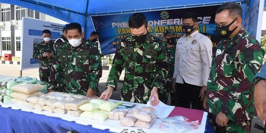 TNI AL Bongkar Kasus 100 Kg Sabu di Perairan Asahan Sumut, Ini Faktanya