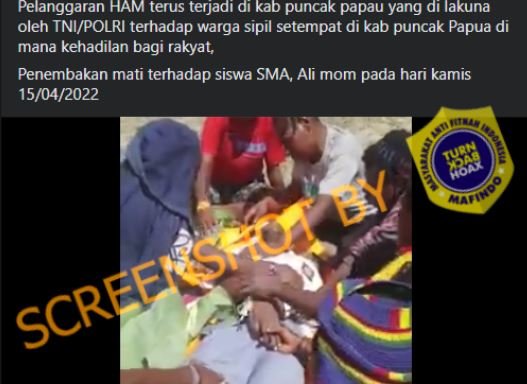 informasi siswa sma ditembak di papua