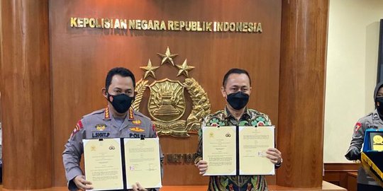 Teken MoU dengan Komnas HAM, Kapolri Sebut Pertukaran Informasi Penggunaan Labfor