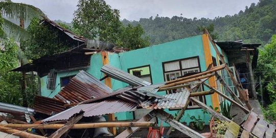 19 Rumah di Kabupaten Sangihe Sulut Rusak Akibat Badai Tropis