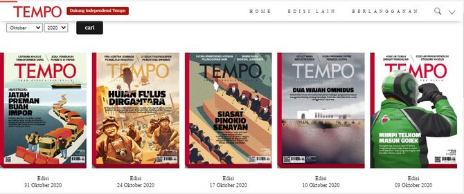 hoaks cover majalah tempo bergambar jokowi ditenggelamkan