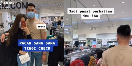 Sama-Sama Punya Tinggi Badan Bak Model, Pasangan Kekasih Ini Bikin Salah Fokus