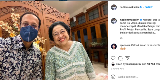 Soal Nadiem Bertemu Megawati, PDIP Bilang 'Siapa Saja Bisa Kalau Ada Hal Penting'
