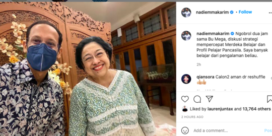 Basarah Ungkap Isi Pertemuan Mendikbud Nadiem dengan Megawati