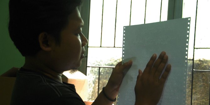 Menilik Quran Braille Produksi Taman Tunanetra di Tangerang