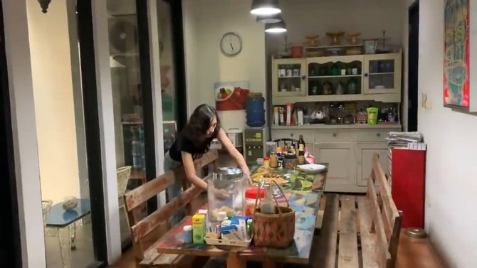 keseruan keluarga bimbim slank saat persiapan buka puas