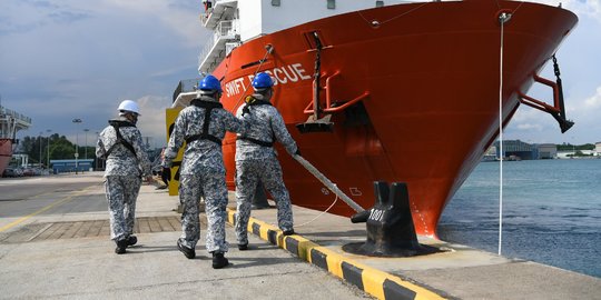 Singapura Kirim Kapal Bantu Pencarian Kapal Selam KRI Nanggala 402 yang Hilang Kontak