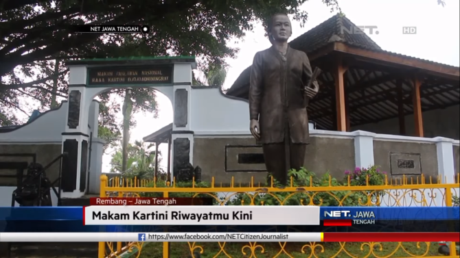 makam ra kartini sepi pengunjung sejak ibu tien soeharto meninggal