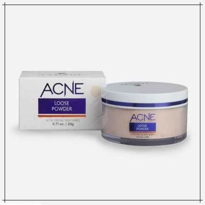 la tulipe acne loose powder