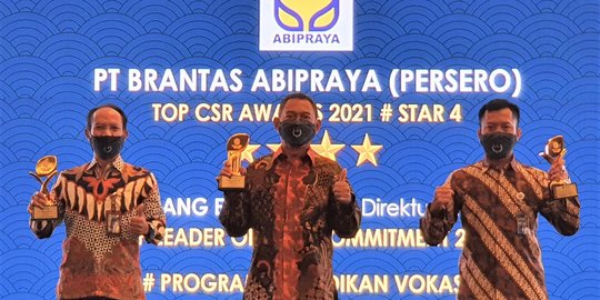 Brantas Abipraya Borong Tiga Penghargaan di Top CSR Awards