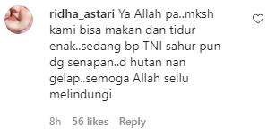 prajurit tni sahur seadanya di pedalaman