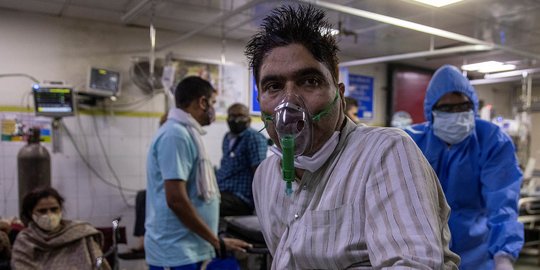 Rumah Sakit Covid-19 di India Kebakaran Saat Kasus Terus Melonjak, 13 Orang Tewas