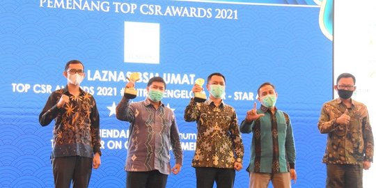 Laznas BSMU Raih Dua Penghargaan di Ajang Top CSR Awards 2021