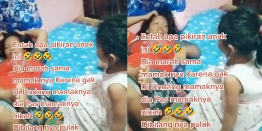 Viral Anak Ngamuk Karena Tak Diundang ke Pernikahan Ibunya 'Mama Jahat'