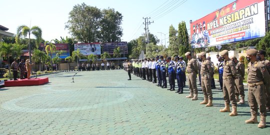 Bupati Ipuk Pimpin Apel Kesiapan Pengamanan Larangan Mudik