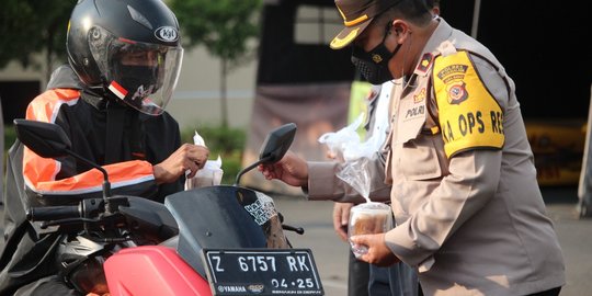 Halau Pemudik Masuk Tasik, 604 Aparat Gabungan Siaga 24 Jam di Pos Penyekatan