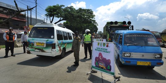 Ada 15 Titik Penyekatan di Karawang, Warga Nekat Mudik Diputar Balik