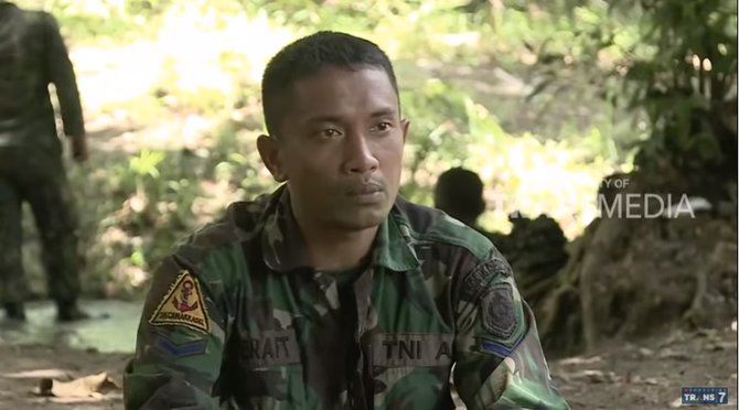 prajurit tni ada pelatih bilang disaat kapalmu sudah nyelam berarti kamu sudah mati