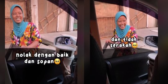 Tolak Makanan Gratis dengan Sopan & Tidak Serakah, Tunawisma ini Tuai Pujian