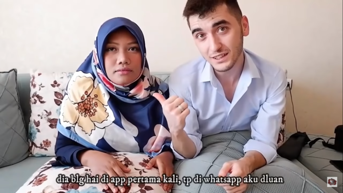 cewek ini dapat guru asal turki kini jadi suaminya