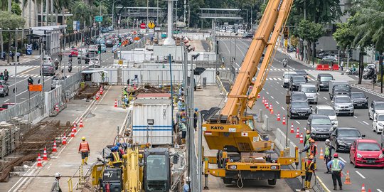 Ada Proyek MRT, Lalu Lintas Simpang Mangga Besar-Kota Tua Direkayasa