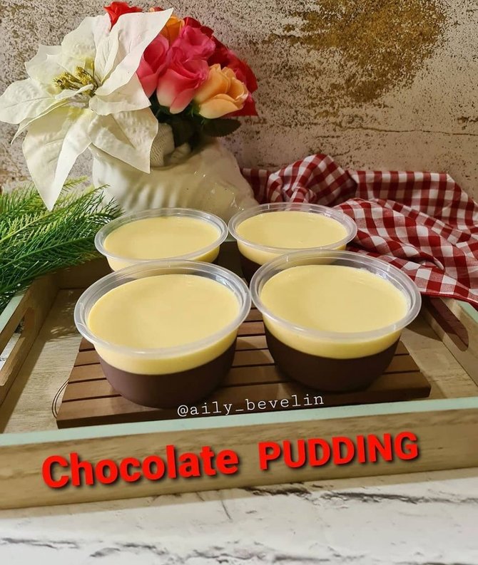 12 resep puding cokelat manis dan lembut camilan ringan menyehatkan