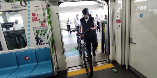 MRT Jakarta akan Tambah Fasilitas Khusus Pengguna Sepeda Nonlipat di Stasiun