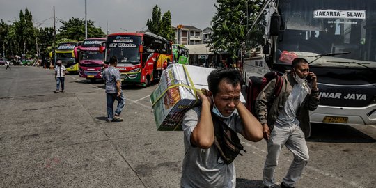 Terminal Giwangan Tetap Beroperasi Meski Ada Larangan Mudik