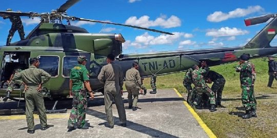 Helikopter untuk Evakuasi 3 Brimob di Ilaga Sempat Diberondong Tembakan oleh KKB