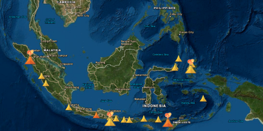 Bnpb 127 Gunung Api Aktif Di Seluruh Indonesia Merdeka Com