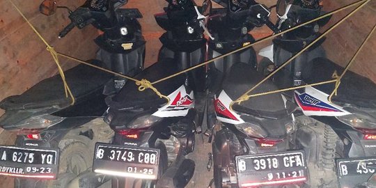 Angkut 6 Motor Curian Tujuan ke Lampung, Truk Boks Diamankan di Tangerang