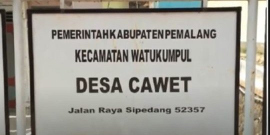 Desa di Pemalang ini Punya Nama Unik, Begini Kisah di Baliknya