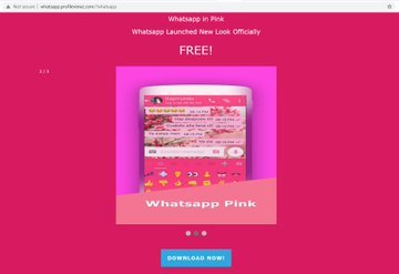 hati hati whatsapp berwarna merah muda aplikasi pembobol data