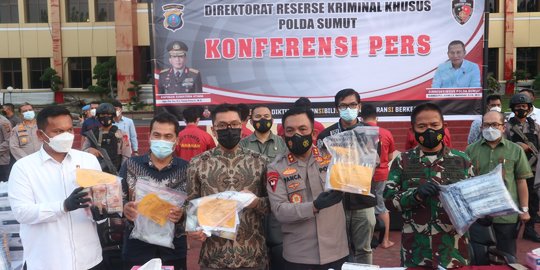 Polda Sumut Tetapkan 5 Tersangka Kasus Daur Ulang Alat Rapid Test Antigen