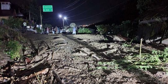 Hujan Deras, Lahan Pertanian di Karo Rusak Diterjang Tanah Longsor