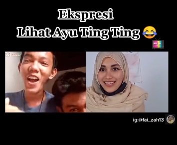 tak sengaja ketemu ayu ting ting di aplikasi