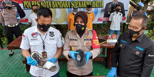 Diupah Rp25 Juta, Pria Ini Gunakan Sandal Berisi Sabu 500 Gram dari Medan ke Lombok