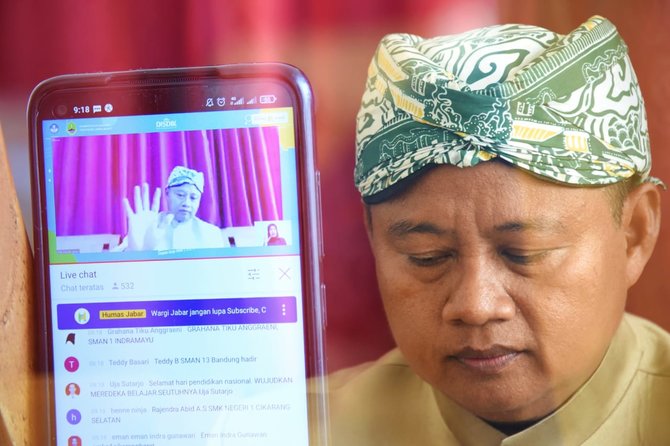 wagub jabar uu ruzhanul ulum di acara hari pendidikan nasional secara virtual