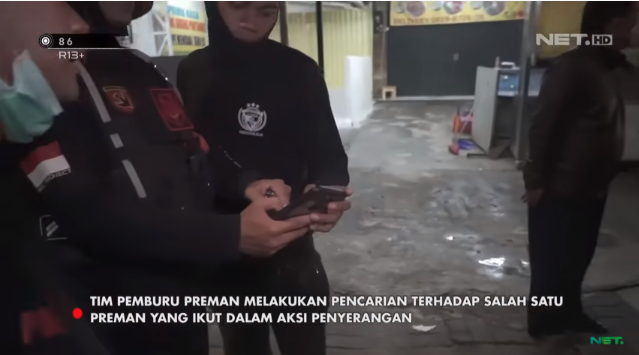 preman menangis saat ditangkap lagi ngumpet